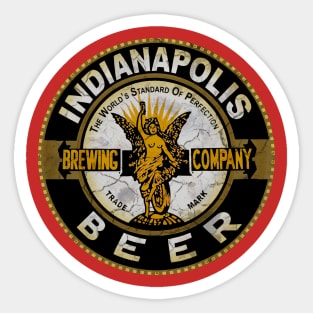 Indianapolis Beer Sticker